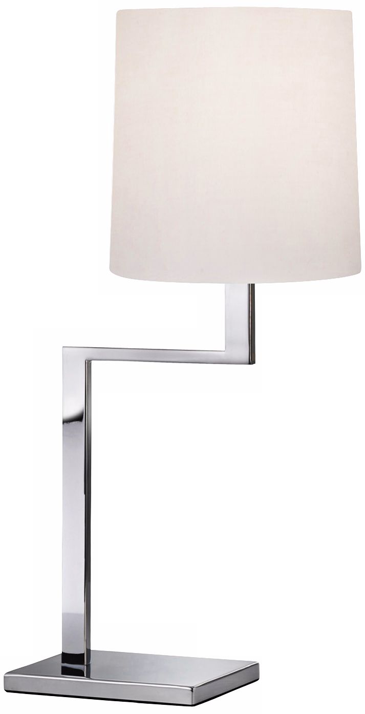 Sonneman Thick Thin Polished Chrome Mini Table Lamp