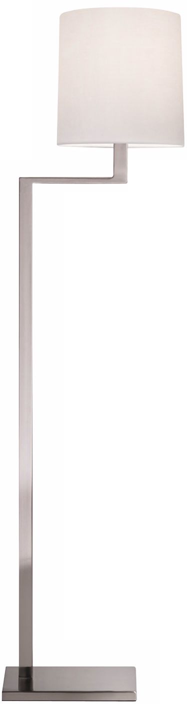 Sonneman Thick Thin Mini Satin Nickel Floor Lamp