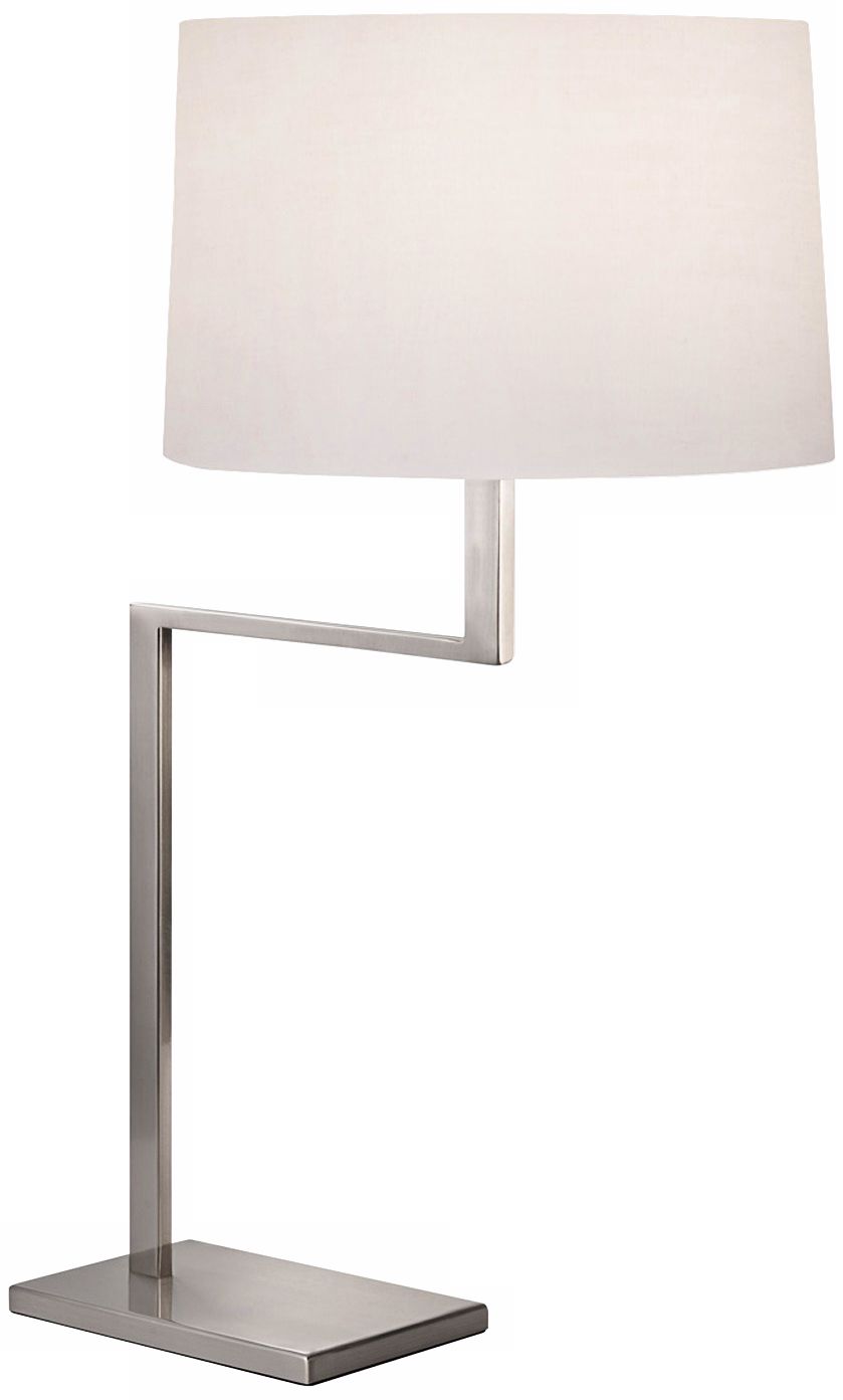Sonneman Thick Thin Satin Nickel Table Lamp