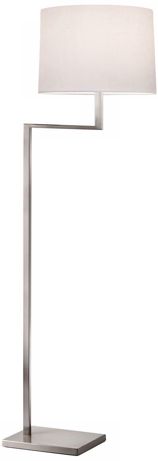 Sonneman Thick Thin Satin Nickel Floor Lamp