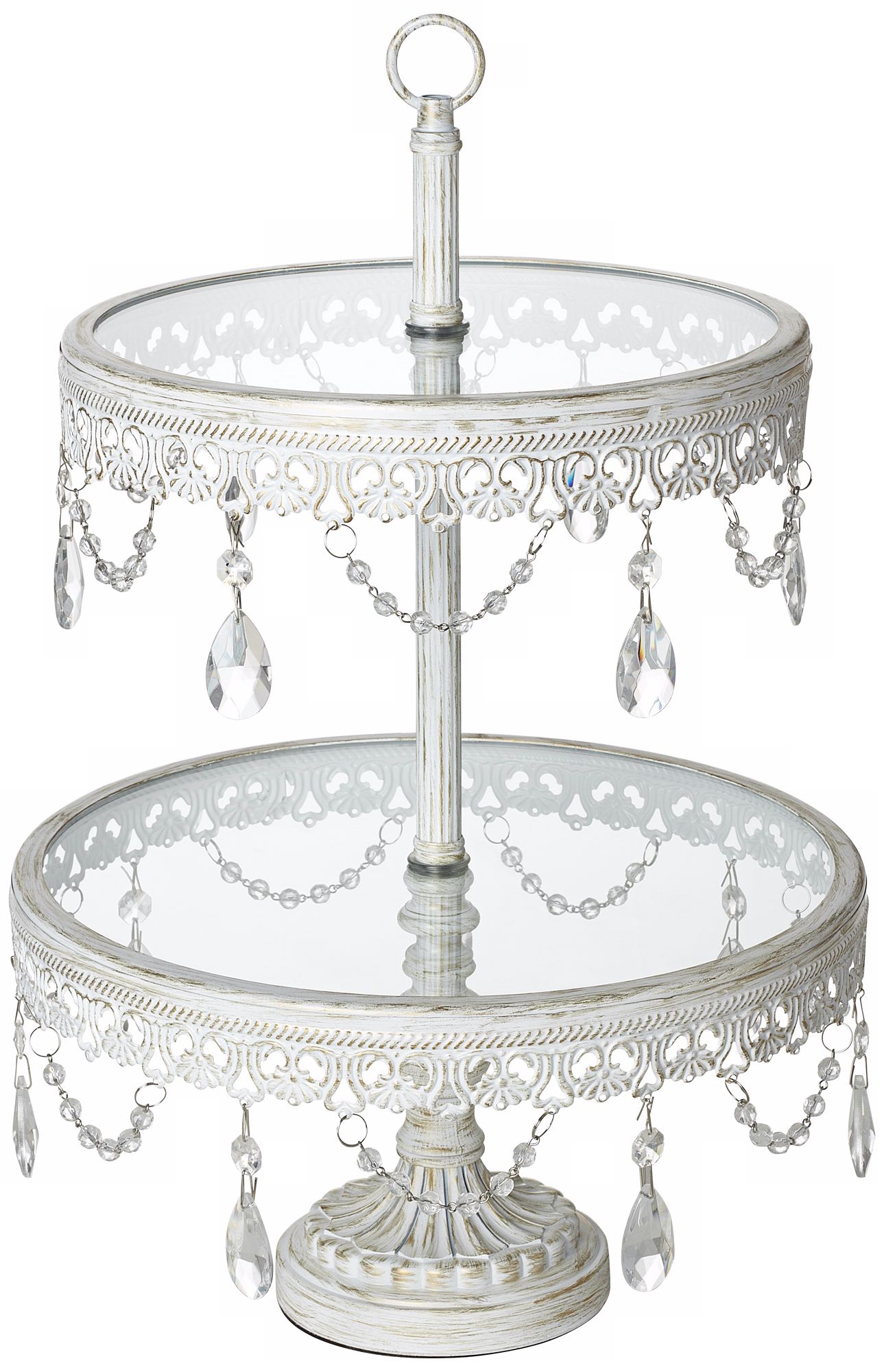 Cupcake Glass Top  cupcake LampsPlus.com australia White  Cake  #W9633  or vintage stand Tier Stand