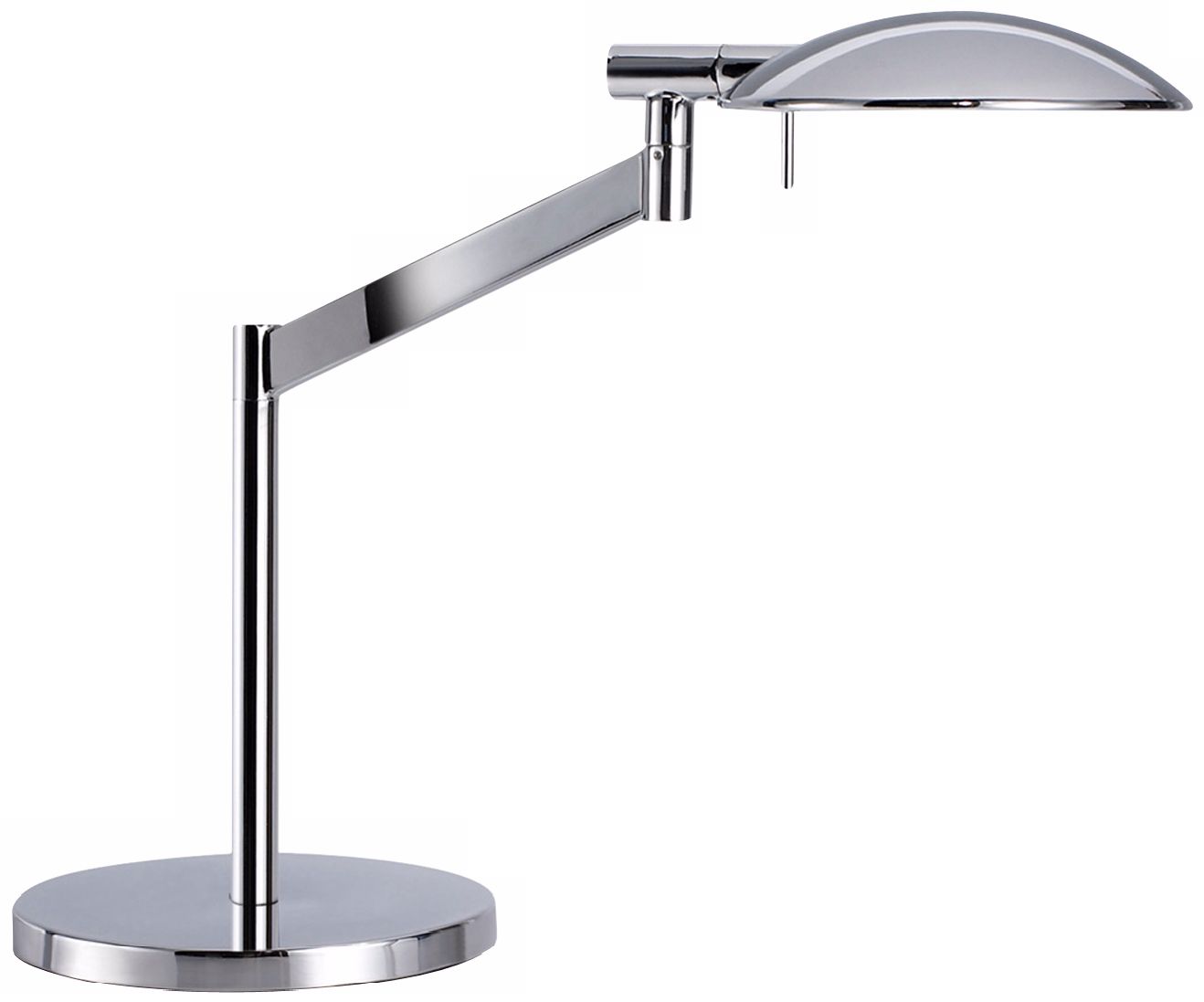 Robert Sonneman Perch Polished Chrome Desk Lamp