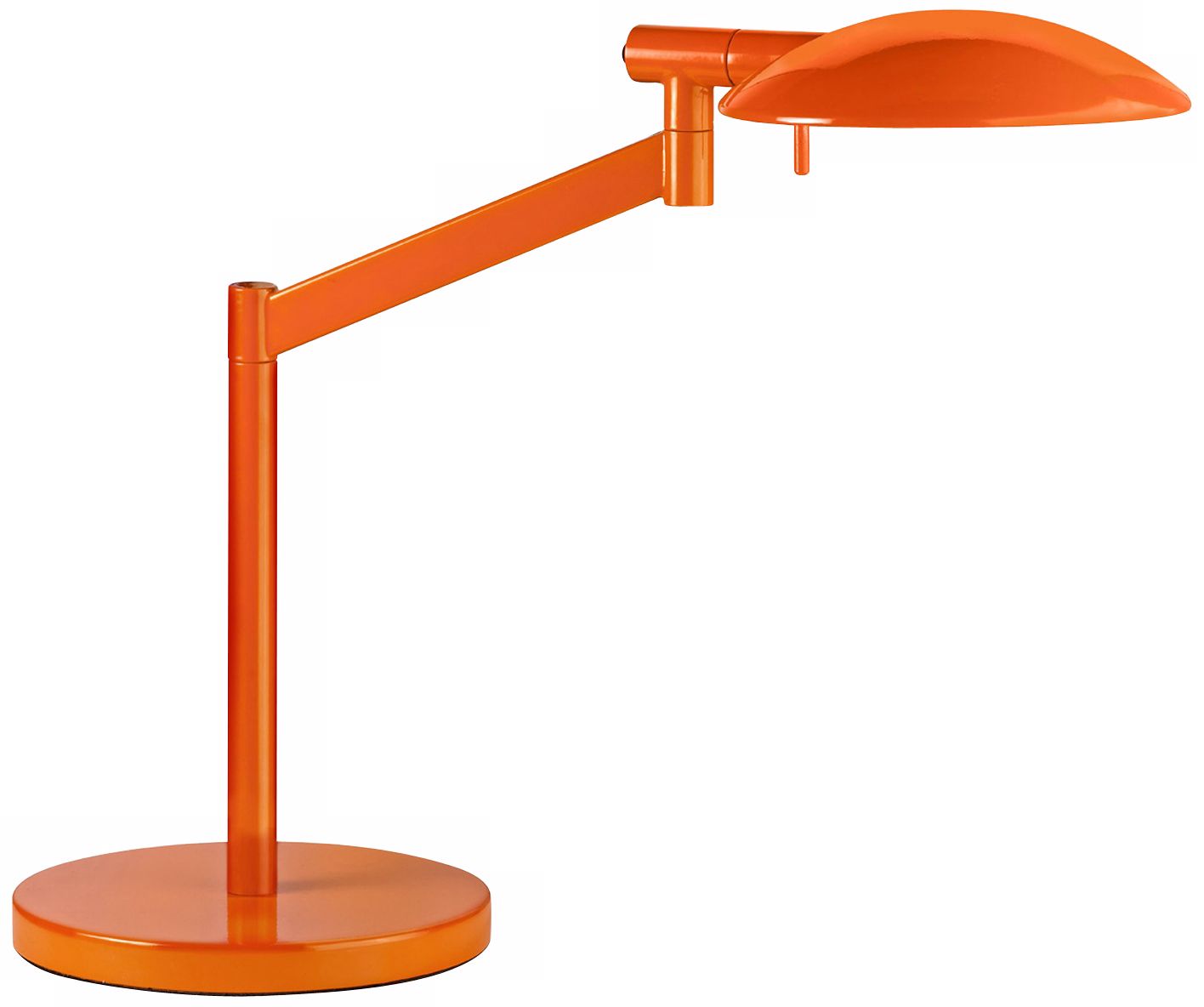 Robert Sonneman Perch Gloss Orange Desk Lamp