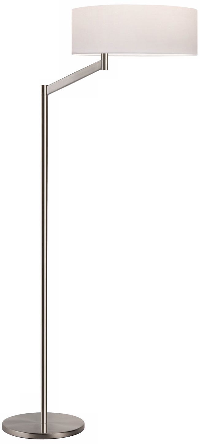 Sonneman Perch Satin Nickel Floor Lamp