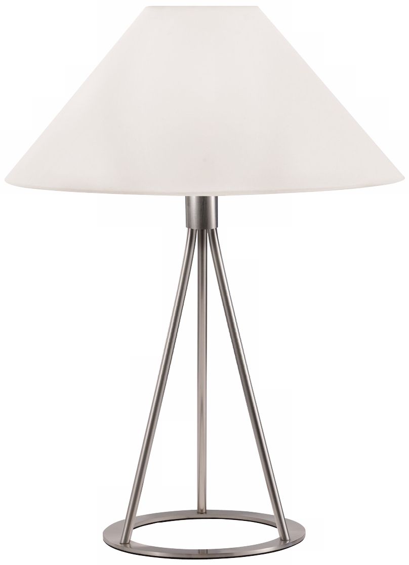 Sonneman Tetra Satin Nickel Table Lamp
