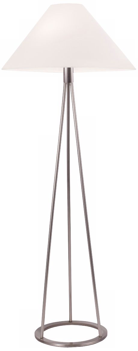 Sonneman Tetra Satin Nickel Floor Lamp