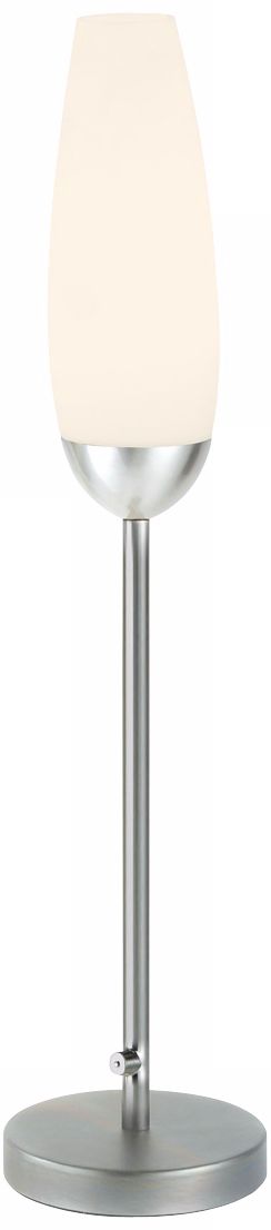 Sonneman Flute Satin Nickel Table Lamp
