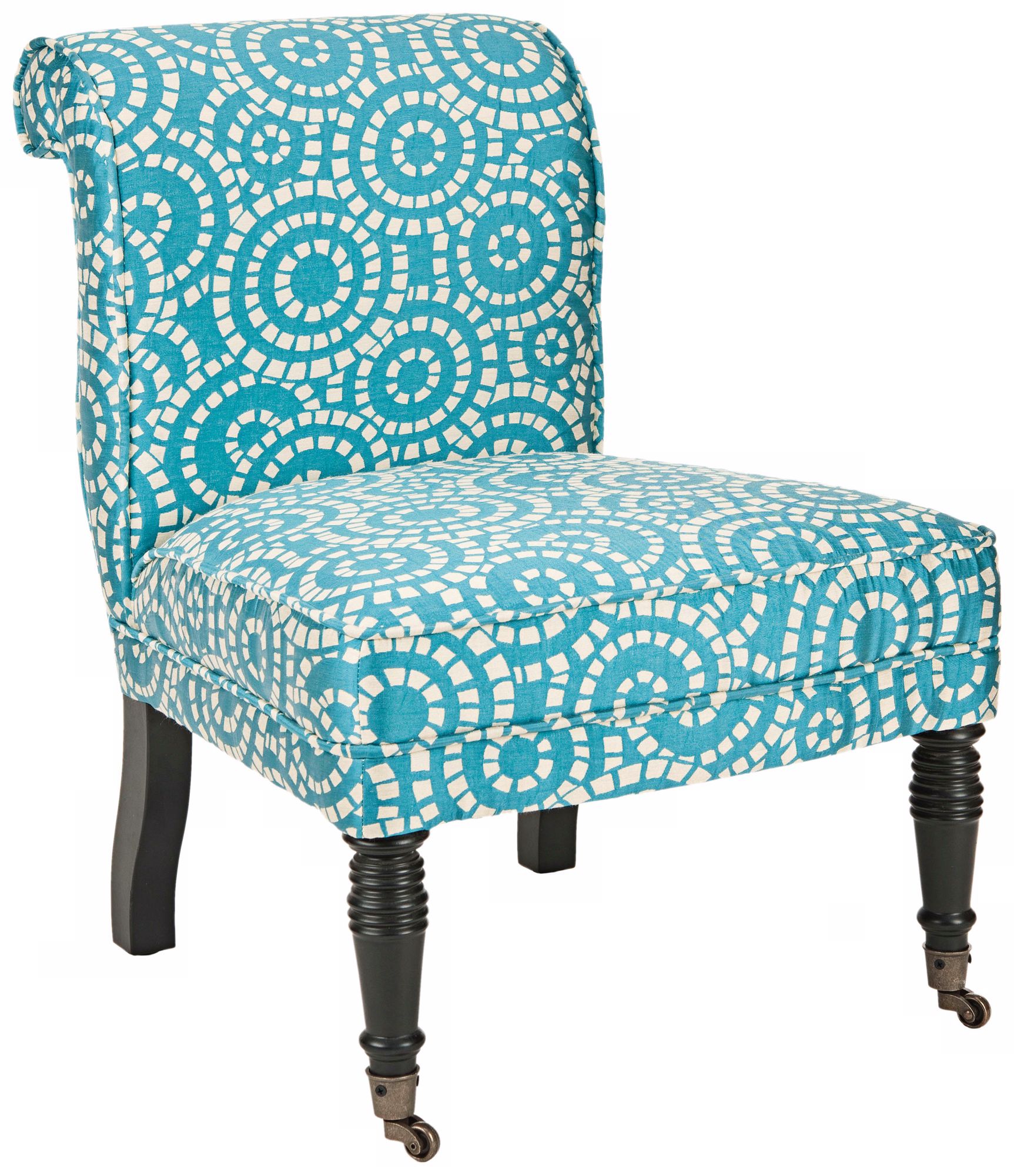 Safavieh Orson Blue and White Accent Chair