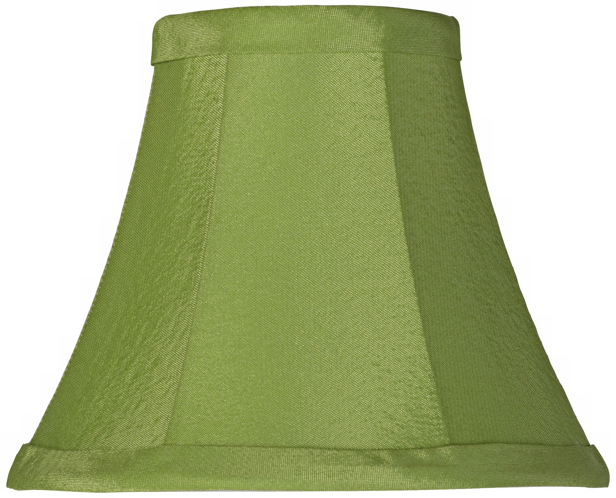 Lime Green Fabric Lamp Shade 3x6x5 (Clip-On)