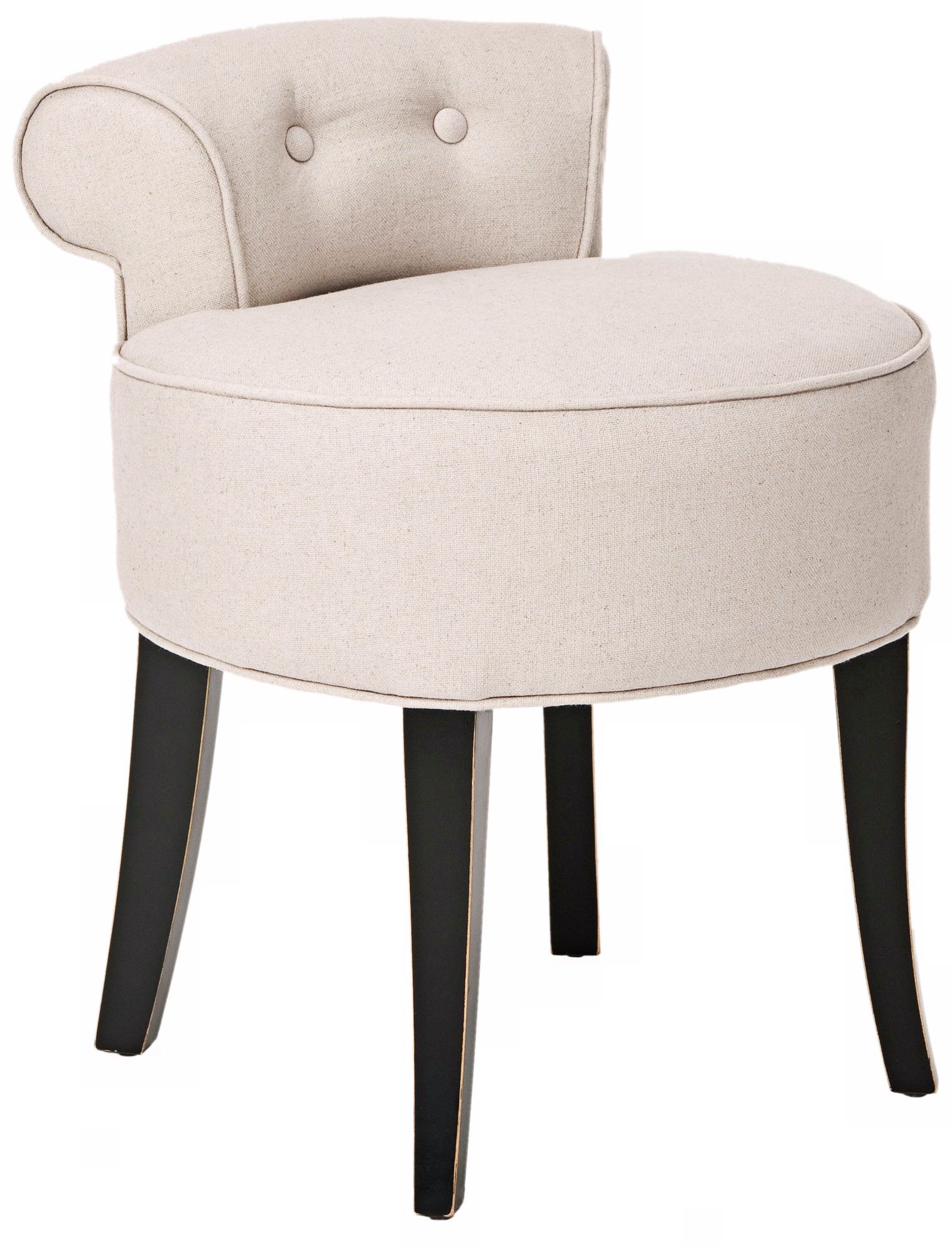 Georgia Beige Vanity Stool