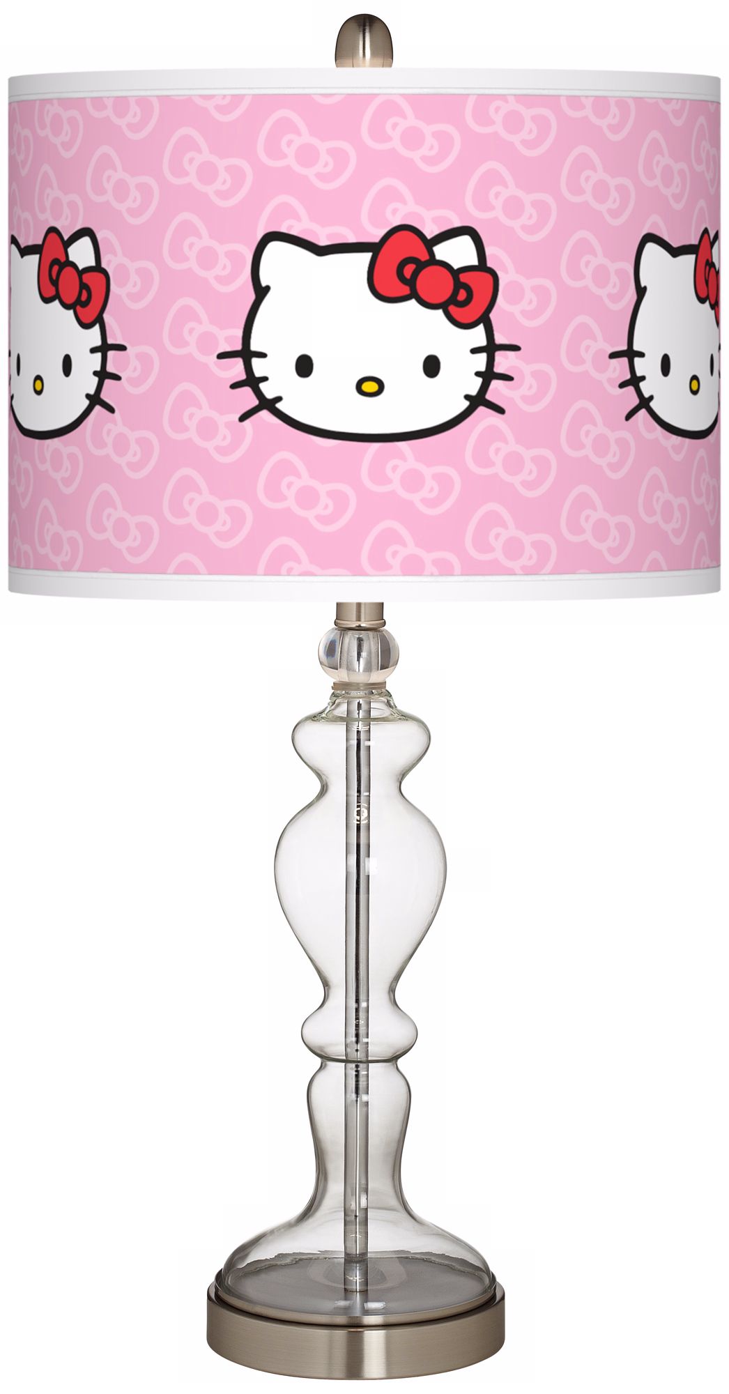 Hello Kitty Classic Apothecary Clear Glass Table Lamp