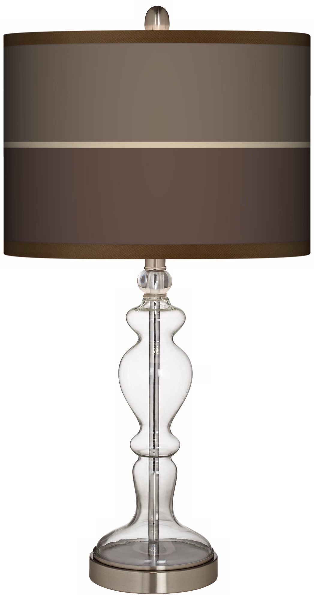 Lakebed Set Giclee Apothecary Clear Glass Table Lamp