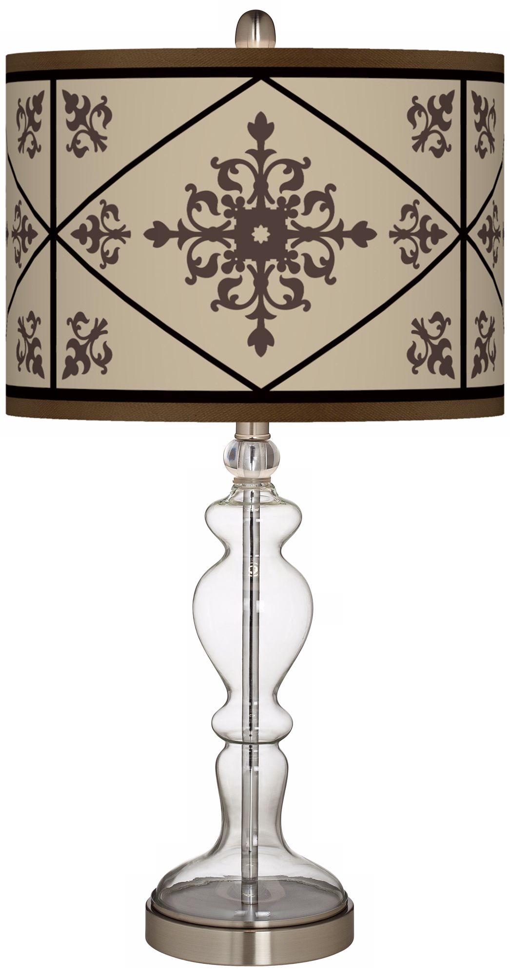 Chambley Giclee Apothecary Clear Glass Table Lamp