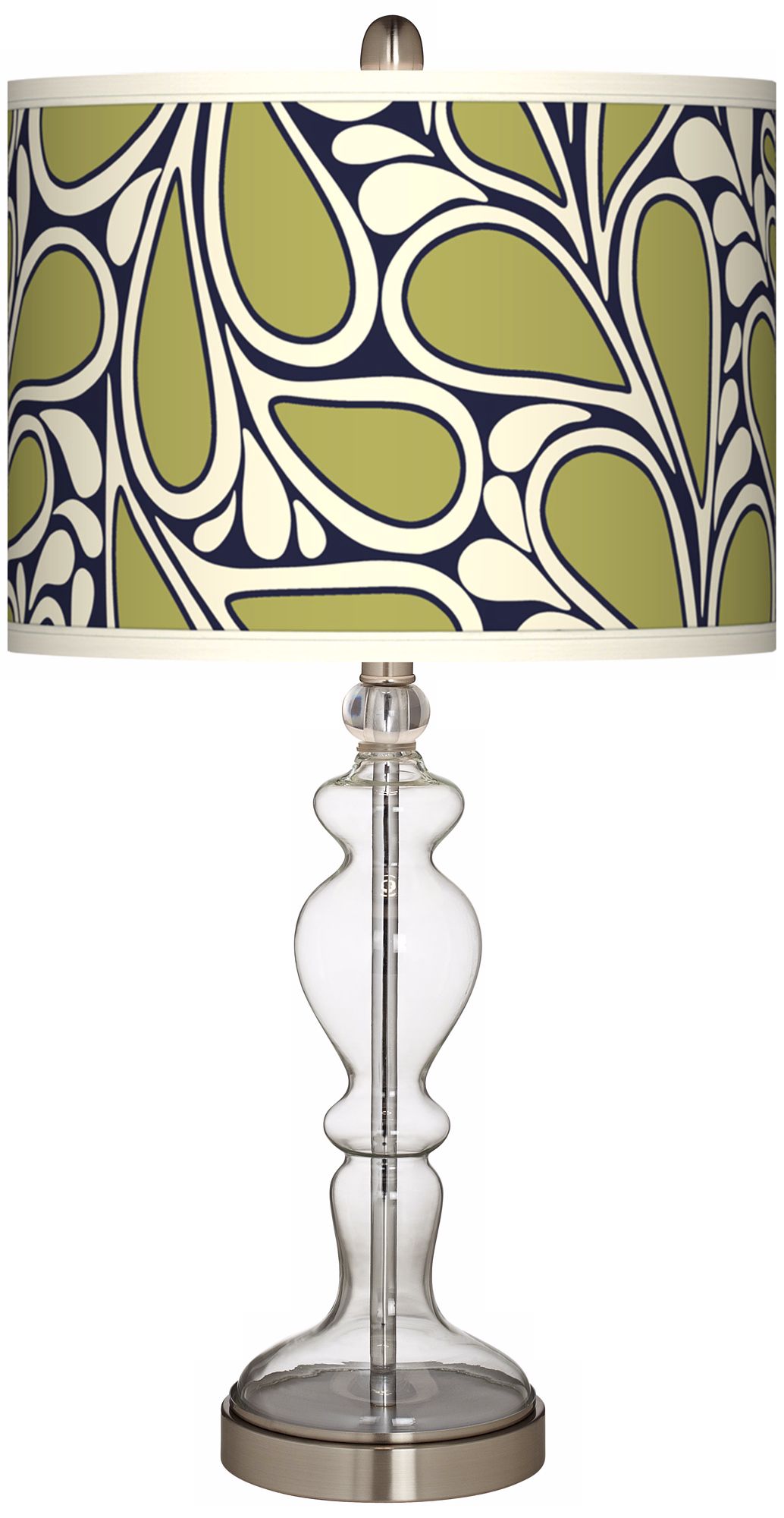 Stacy Garcia Rain Metal Apothecary Clear Glass Table Lamp