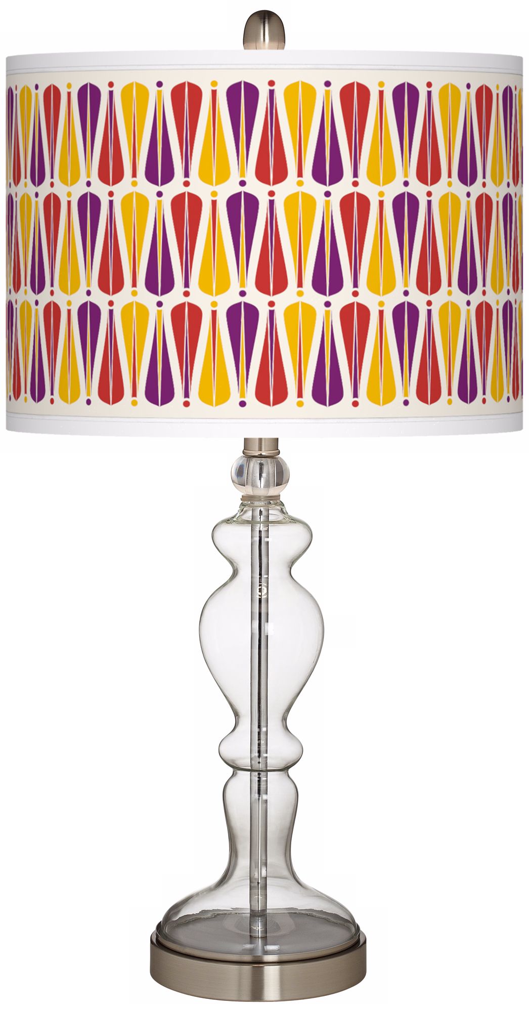 Hinder Giclee Apothecary Clear Glass Table Lamp