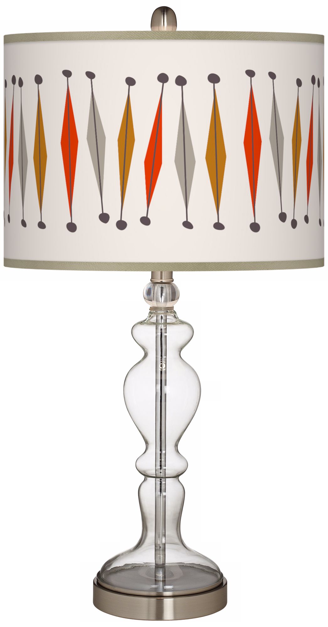 Tremble Giclee Apothecary Clear Glass Table Lamp