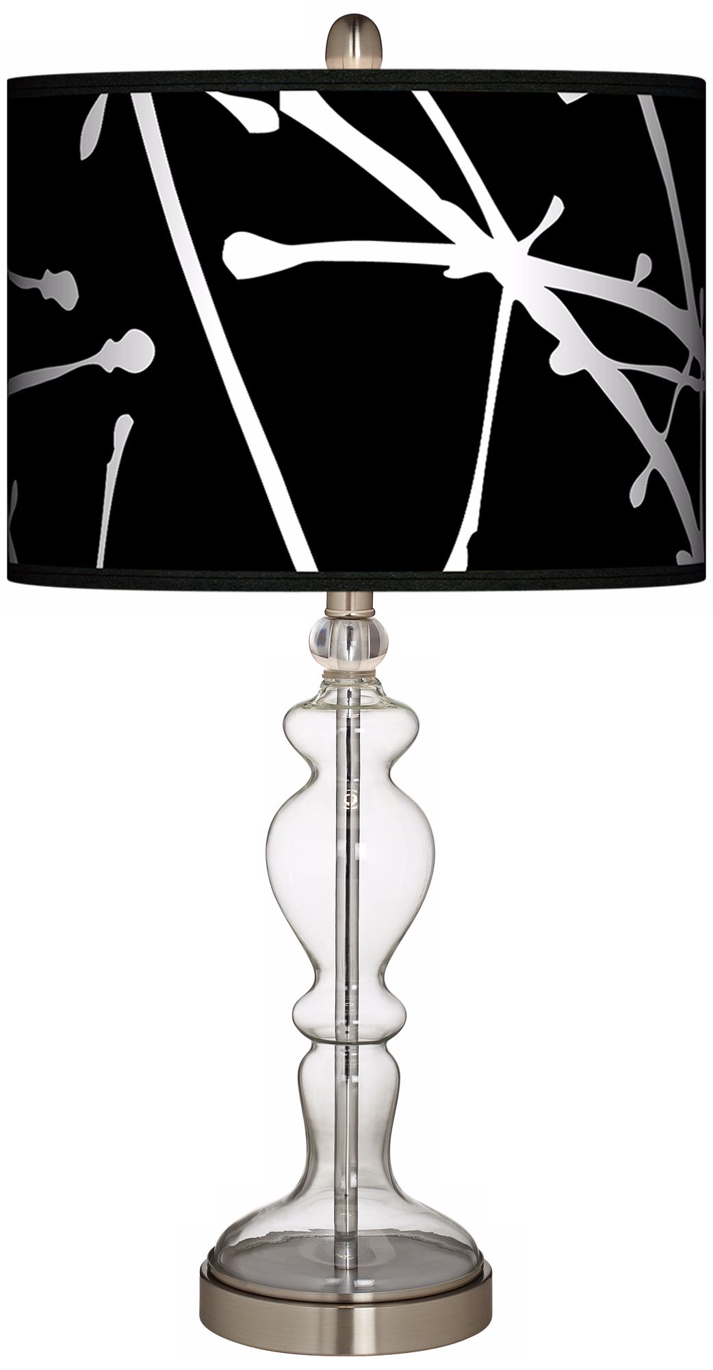 Stacy Garcia Calligraphy Tree Black Apothecary Table Lamp