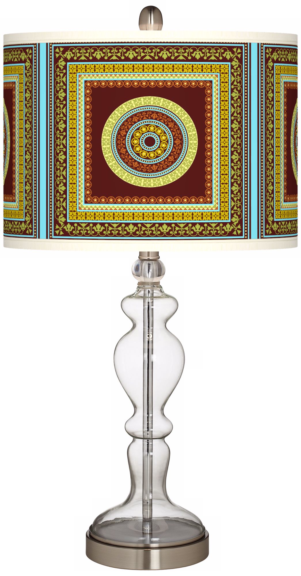 Stacy Garcia Tiber Medallion Garnet Apothecary Table Lamp