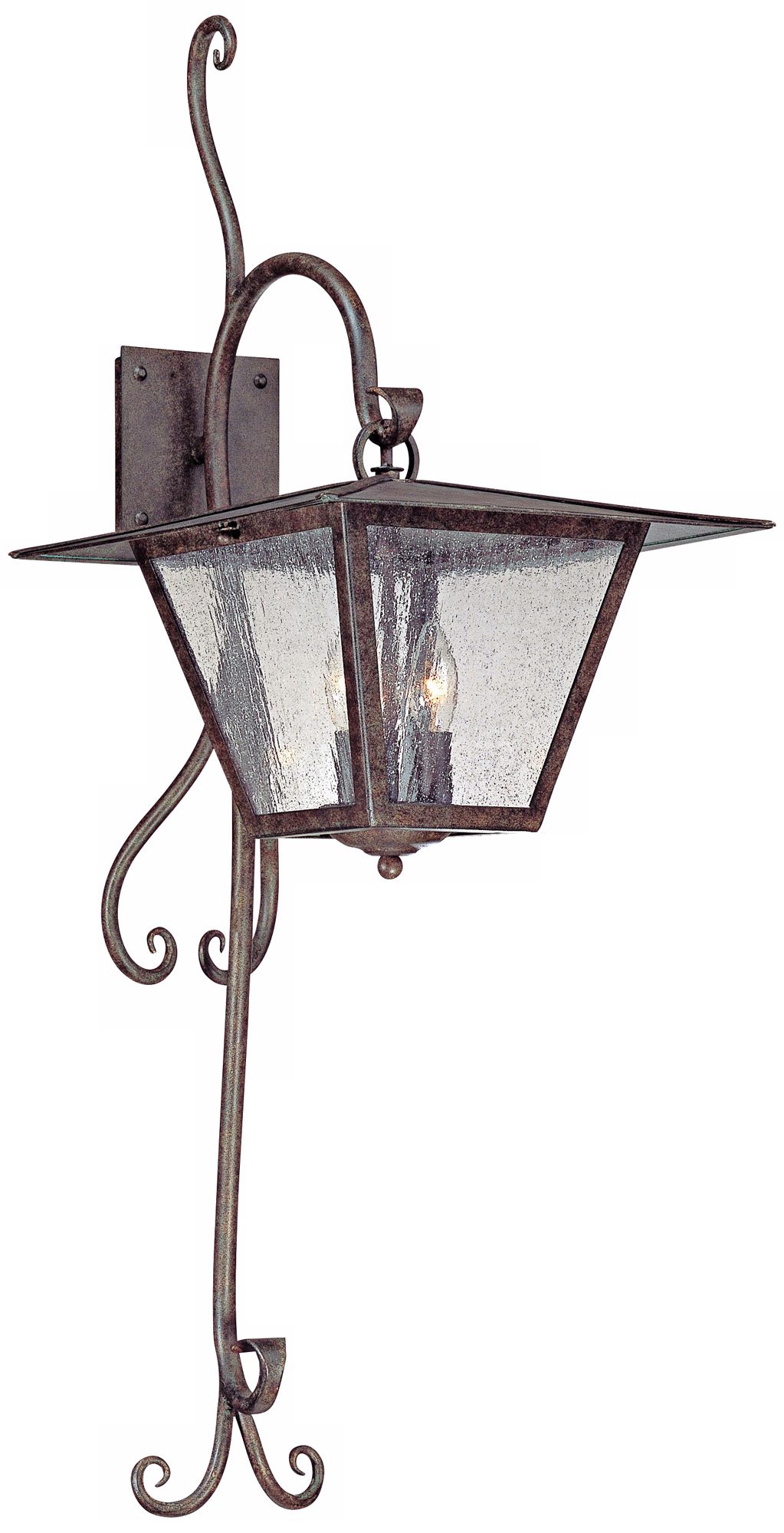 Potter 39 1/2" High Fired Iron Outdoor Wall Light