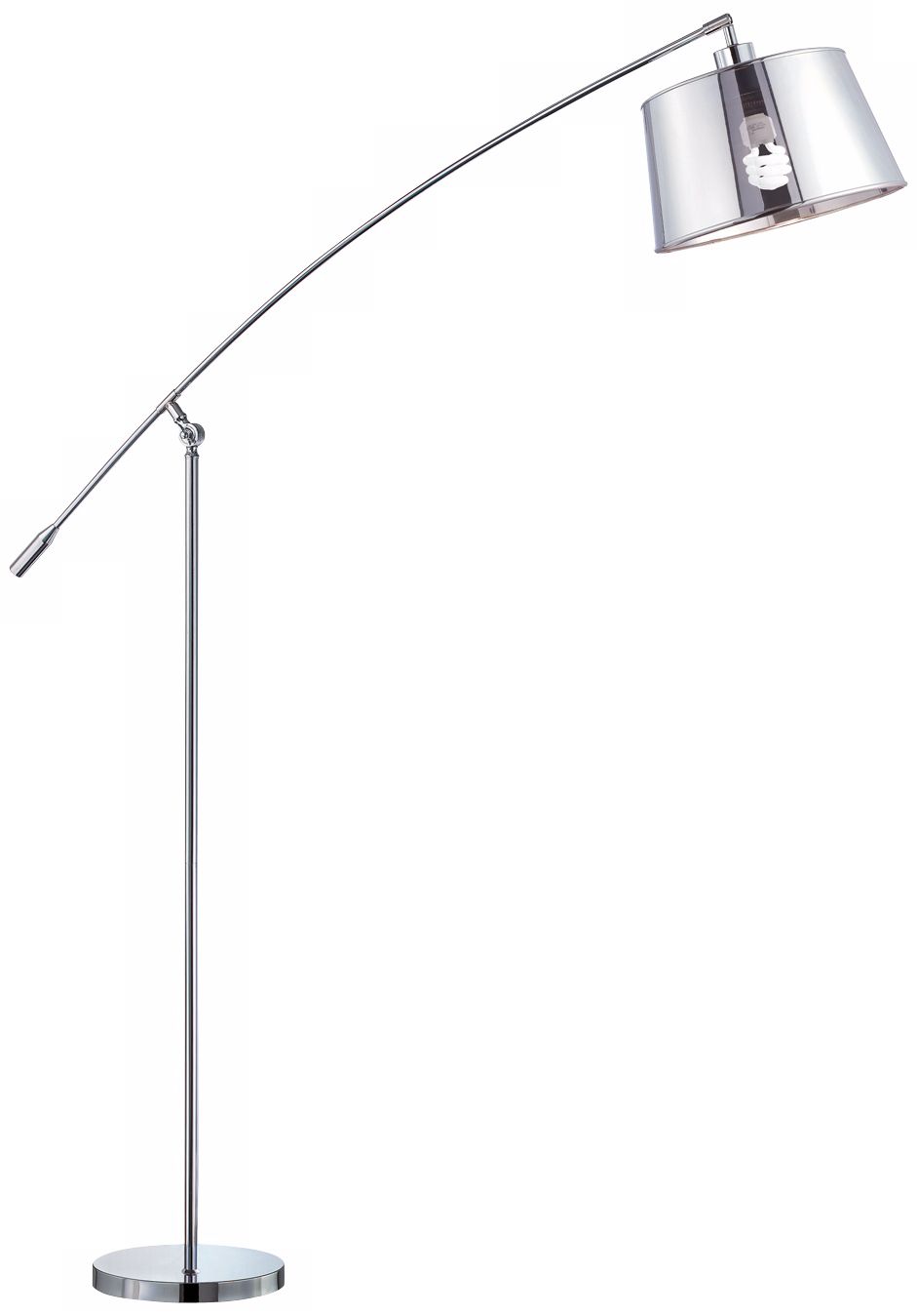 Lite Source Setay Chrome Arc Floor Lamp