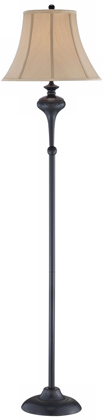 Lite Source Ercole Black Bronze Floor Lamp