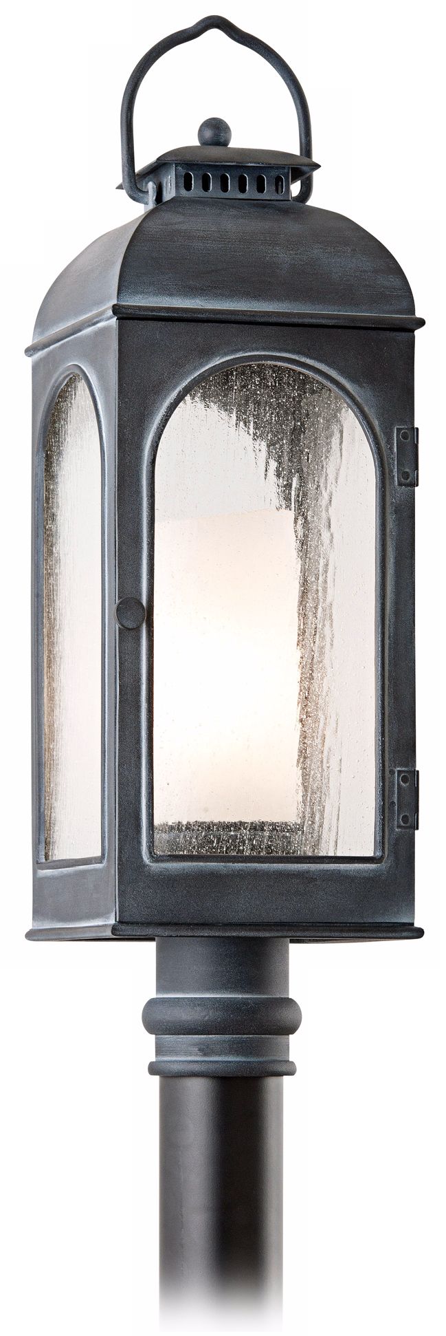 Derby 26 1/4" High Antique Iron Outdoor Post Light