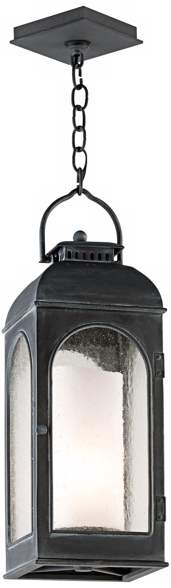 Derby 22 1/4" High Antique Iron Outdoor Hanging Light