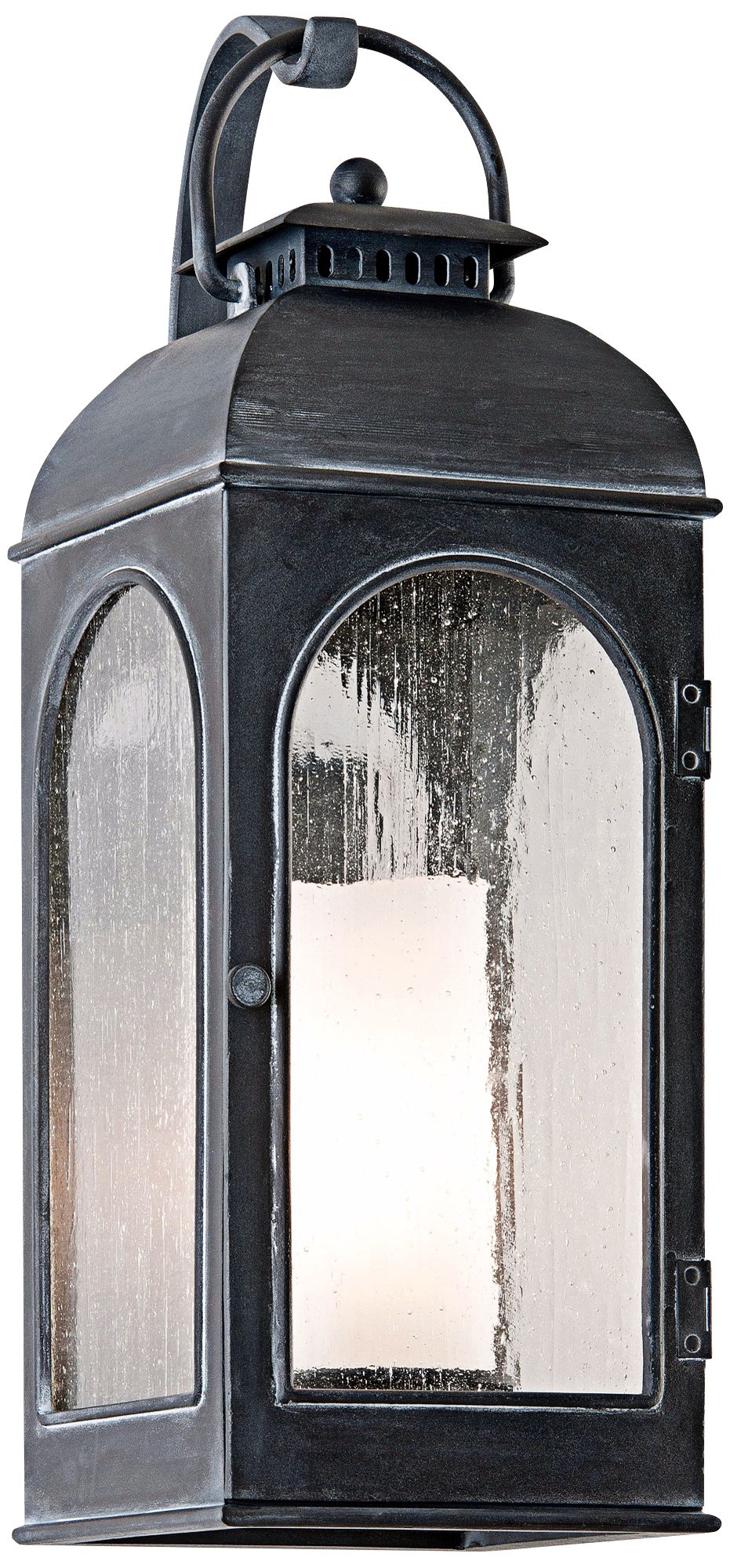 Derby 23" High Antique Iron Outdoor Wall Light