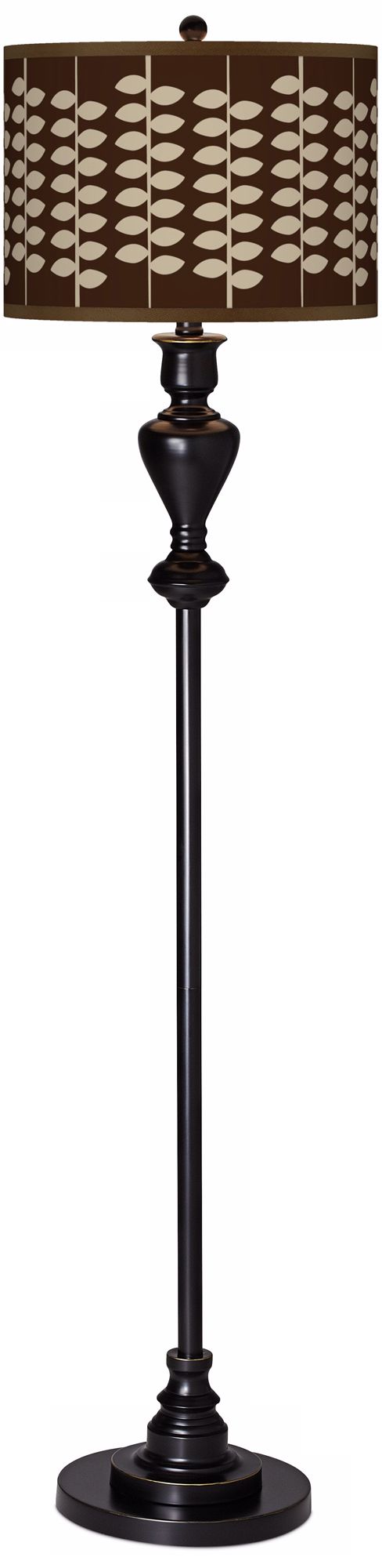 Hi Fi Giclee Glow Black Bronze Floor Lamp