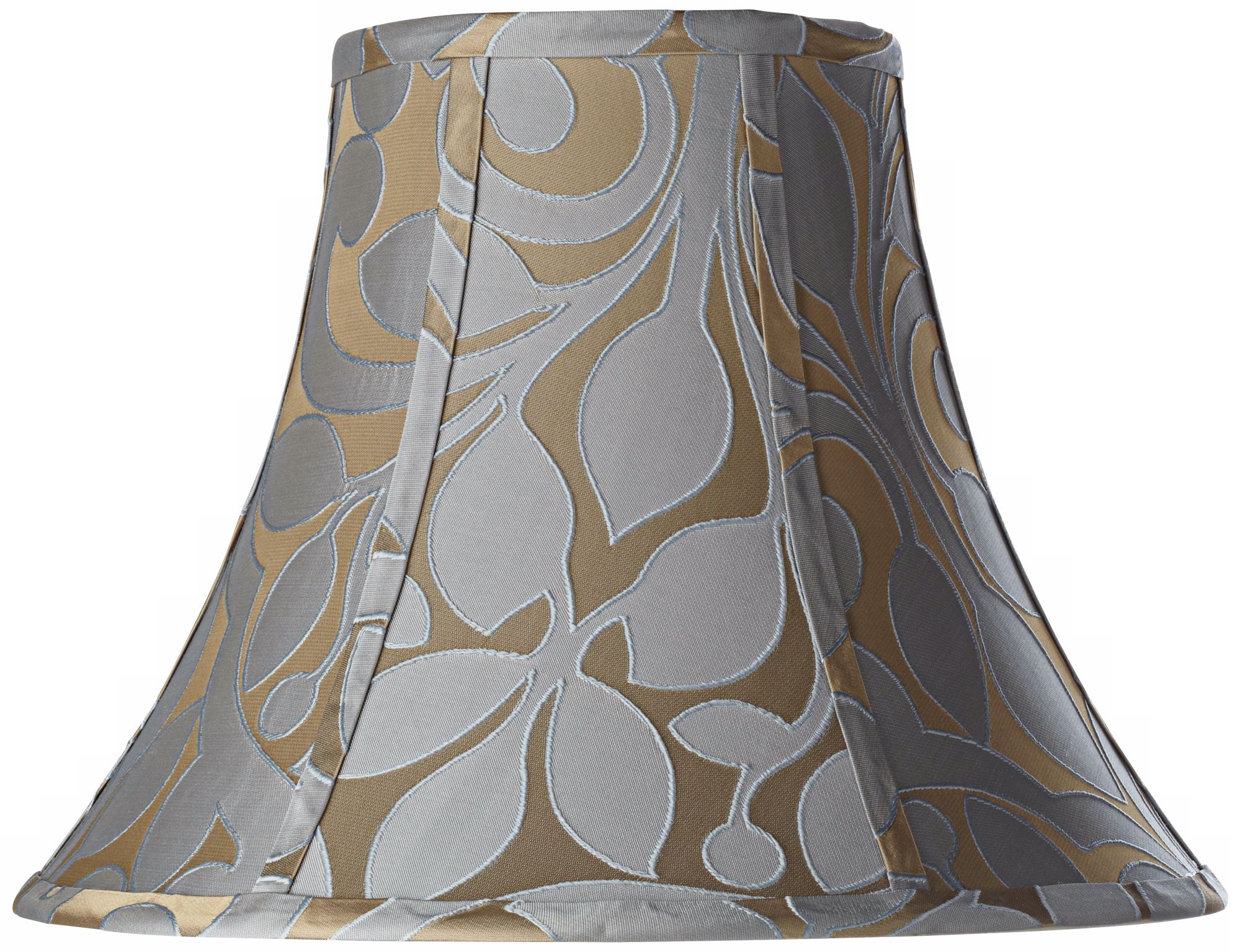 Lillian Floral Bell Lamp Shade 7x15x11.5 (Spider)