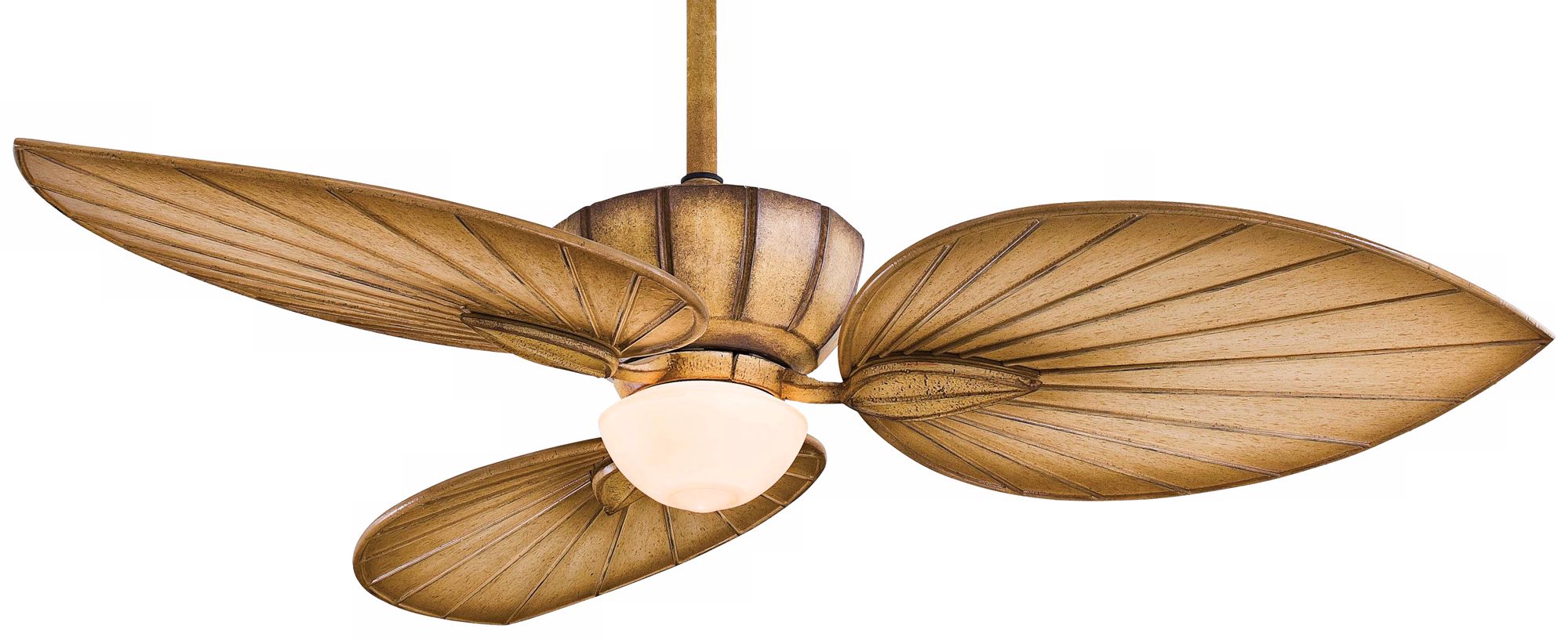 52" Minka Aire Terrana Bahama Beige Ceiling Fan with Light