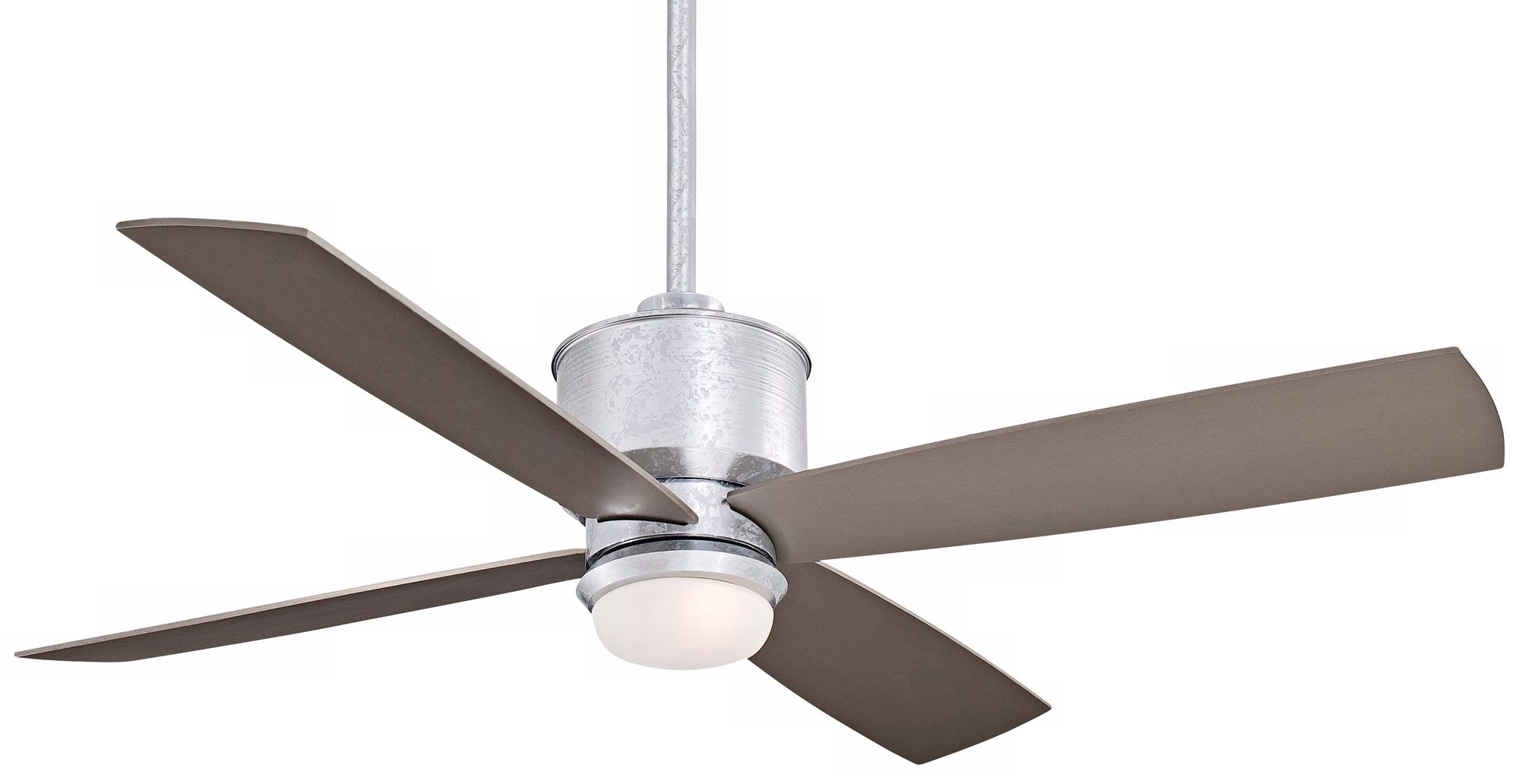 52" Minka Aire Strata Galvanized Ceiling Fan with Light Kit