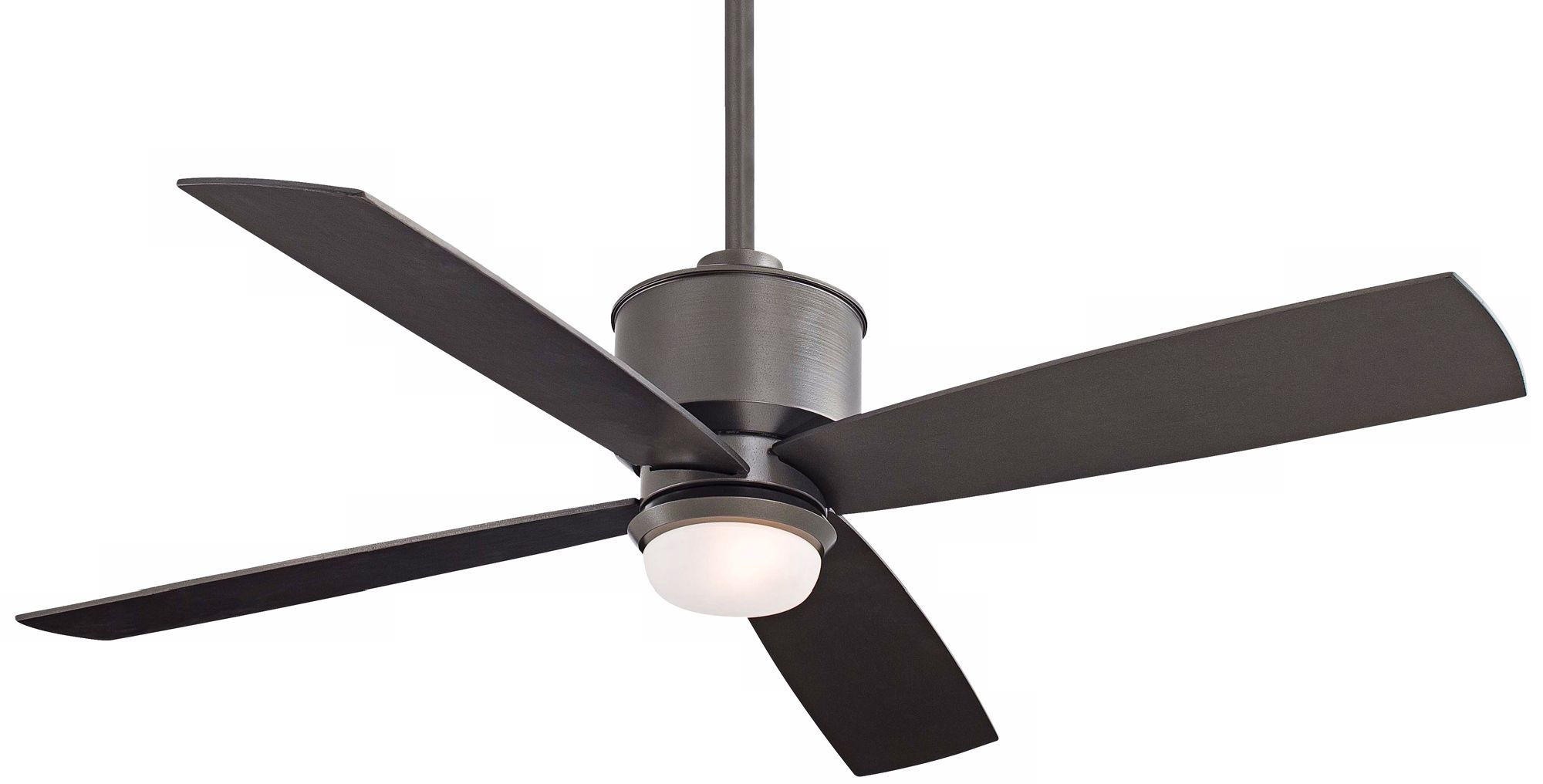 52" Minka Aire Strata Smoked Iron Ceiling Fan with Light Kit