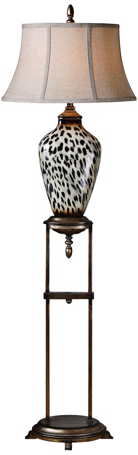 Uttermost Malawi Antique Silver Floor Lamp