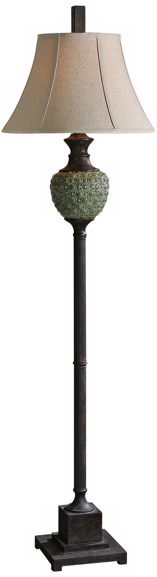 Uttermost Benevello Rustic Black Floor Lamp