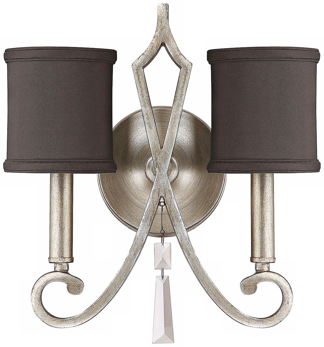 Elan 11 3/4" Wide Brushed Silver Wall Sconce