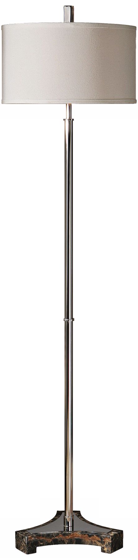 Uttermost Dazio Marble and Chrome Floor Lamp