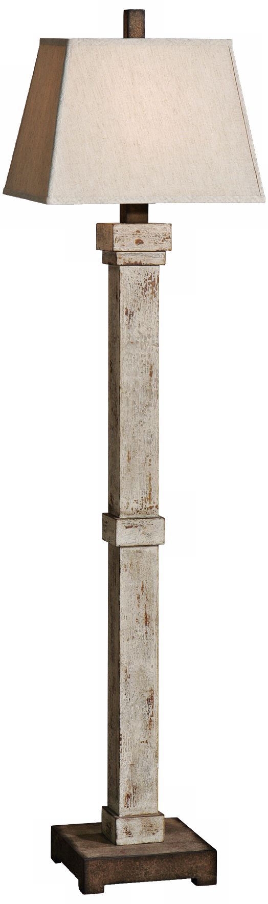 Uttermost Miguel Rust Ivory Floor Lamp
