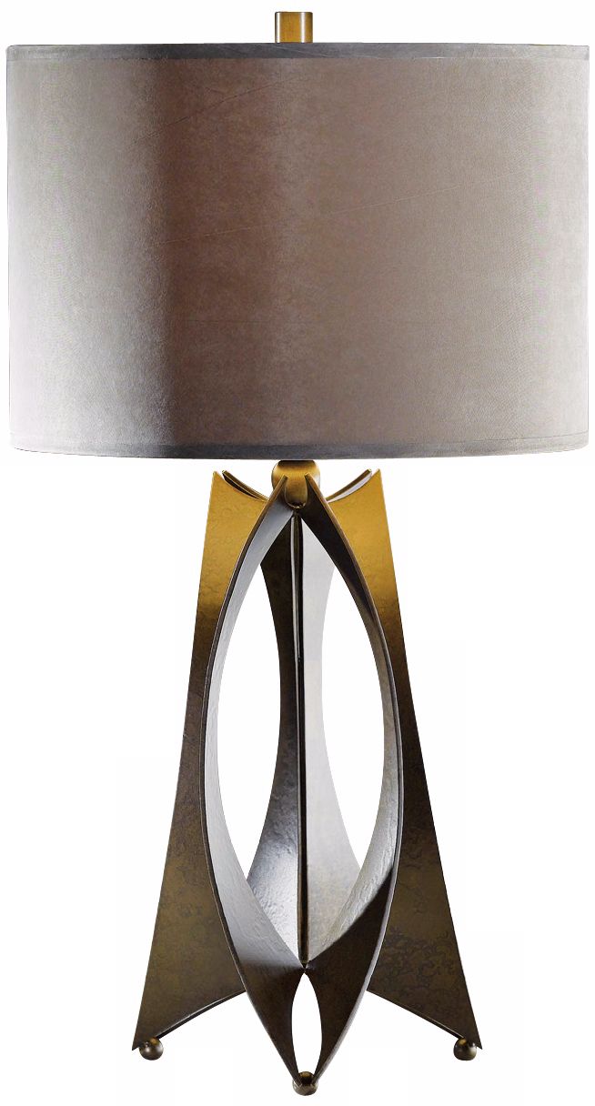 Hubbardton Forge Moreau Translucent Bronze Table Lamp