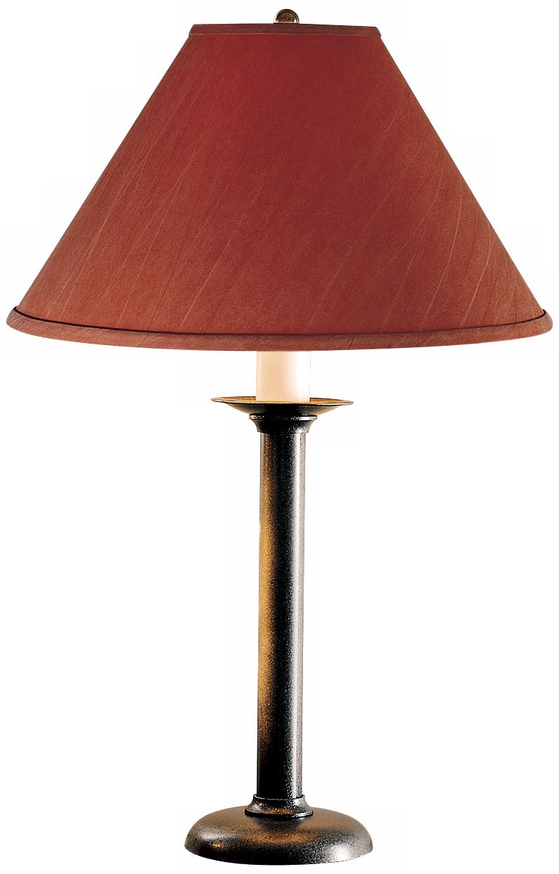 Simple Lines Natural Iron Hubbardton Forge Table Lamp