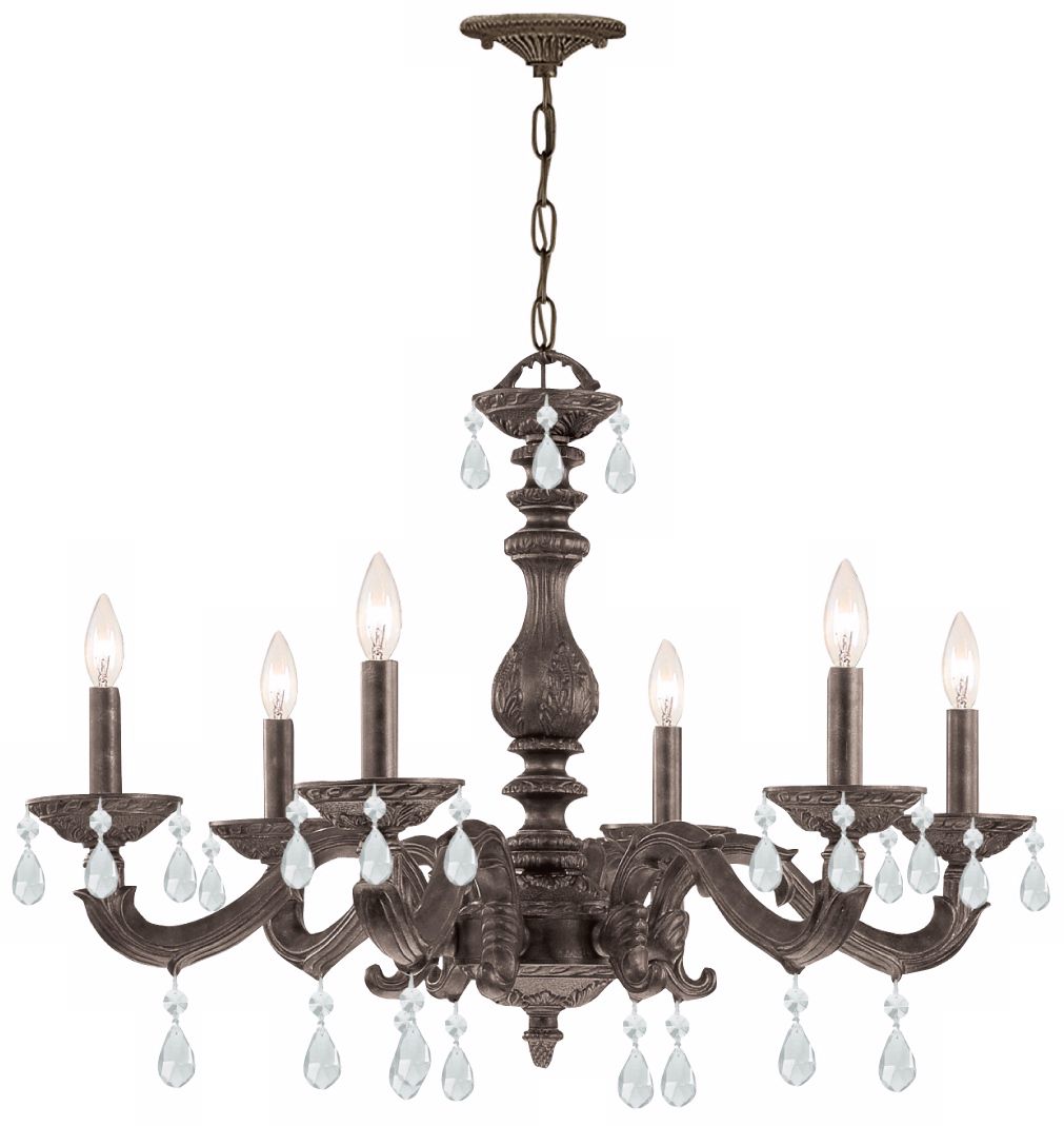 Sutton 28" Wide Venetian Bronze Chandelier