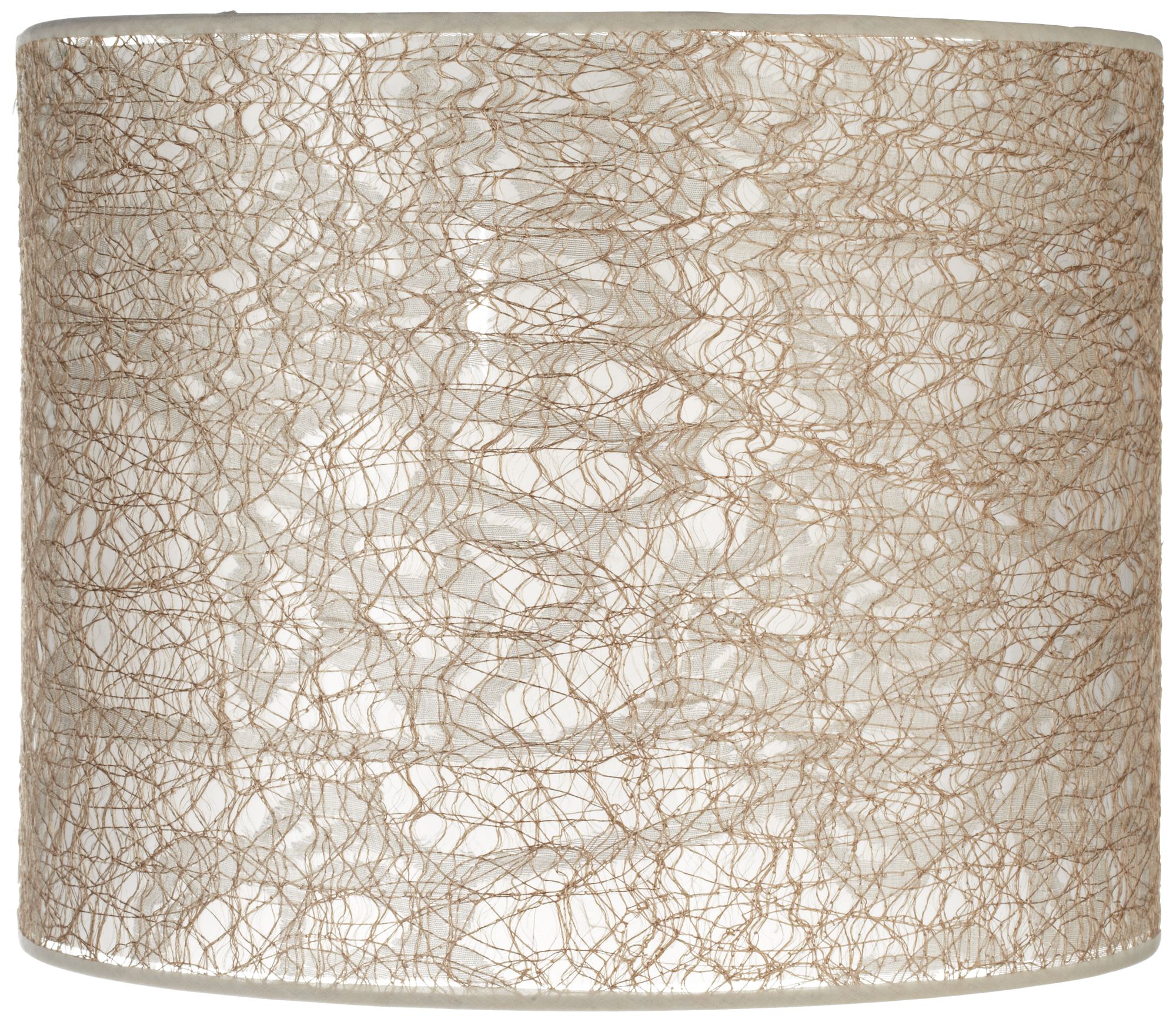 Transparent Fiber Lace Lamp Shade 14x14x11 (Spider)