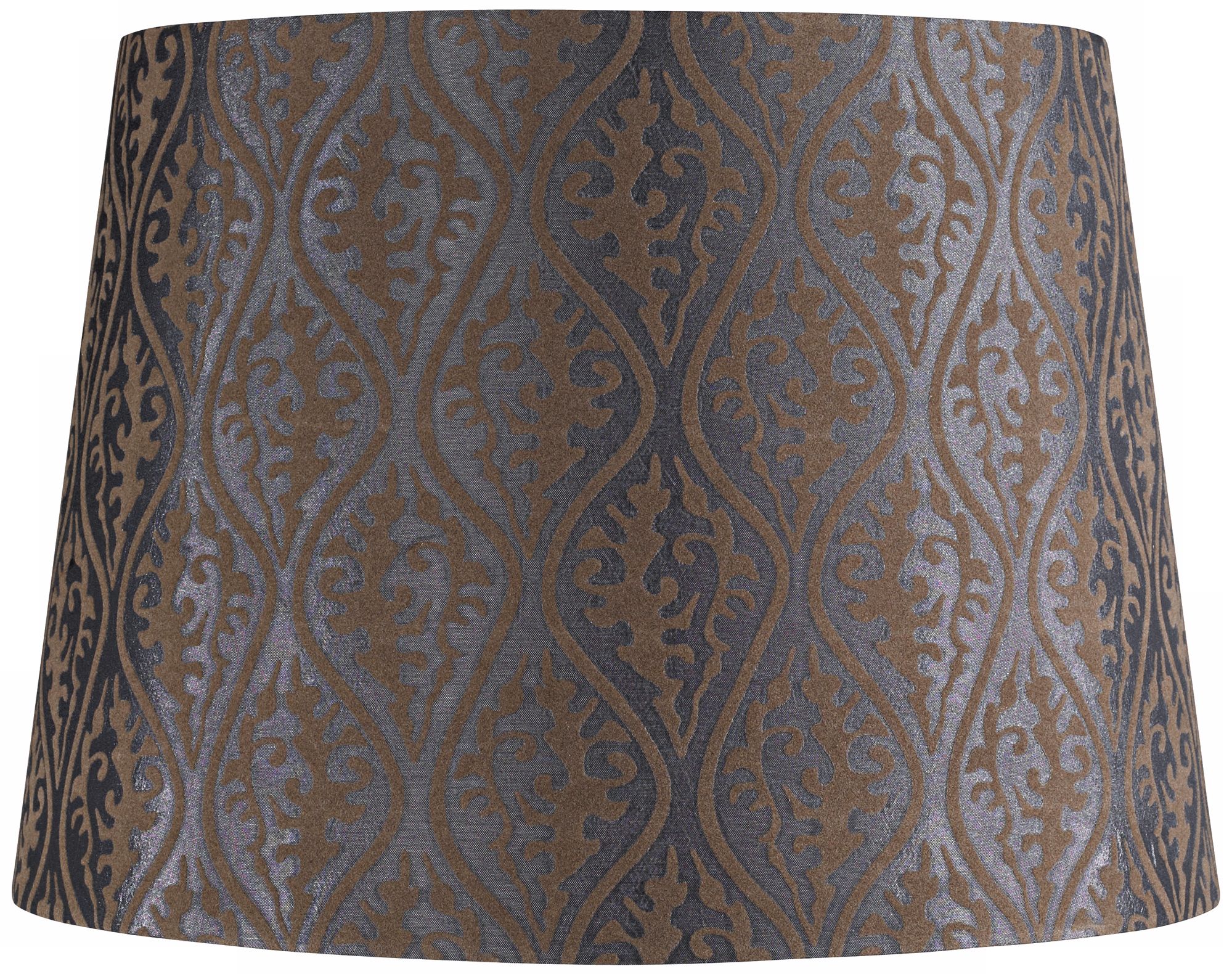 Pewter Gold Flocking Lamp Shade 11.5x14x10 (Spider)