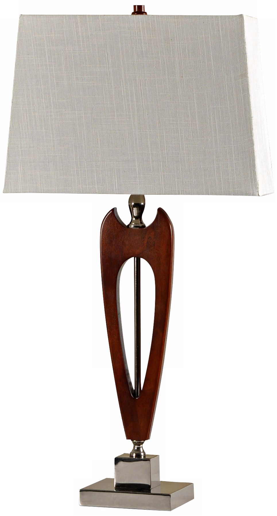 Portland Steel and Wood Table Lamp