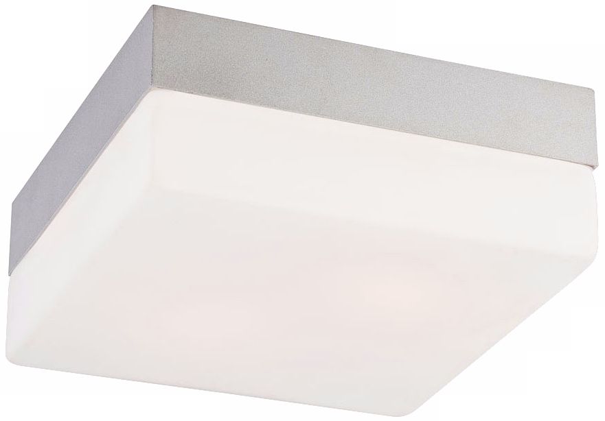 Quad Medium 7 1/2" Wide Metallic Gray Ceiling Light