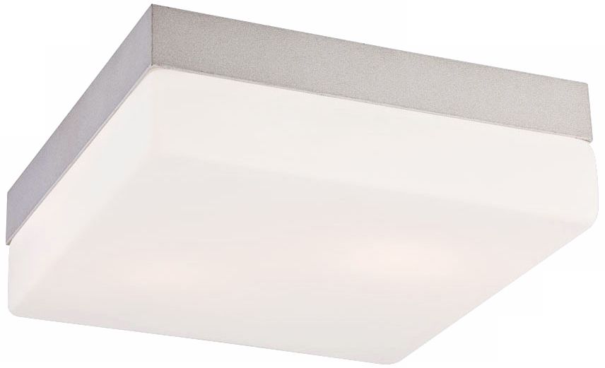Quad Grande 9" Wide Metallic Gray Ceiling Light