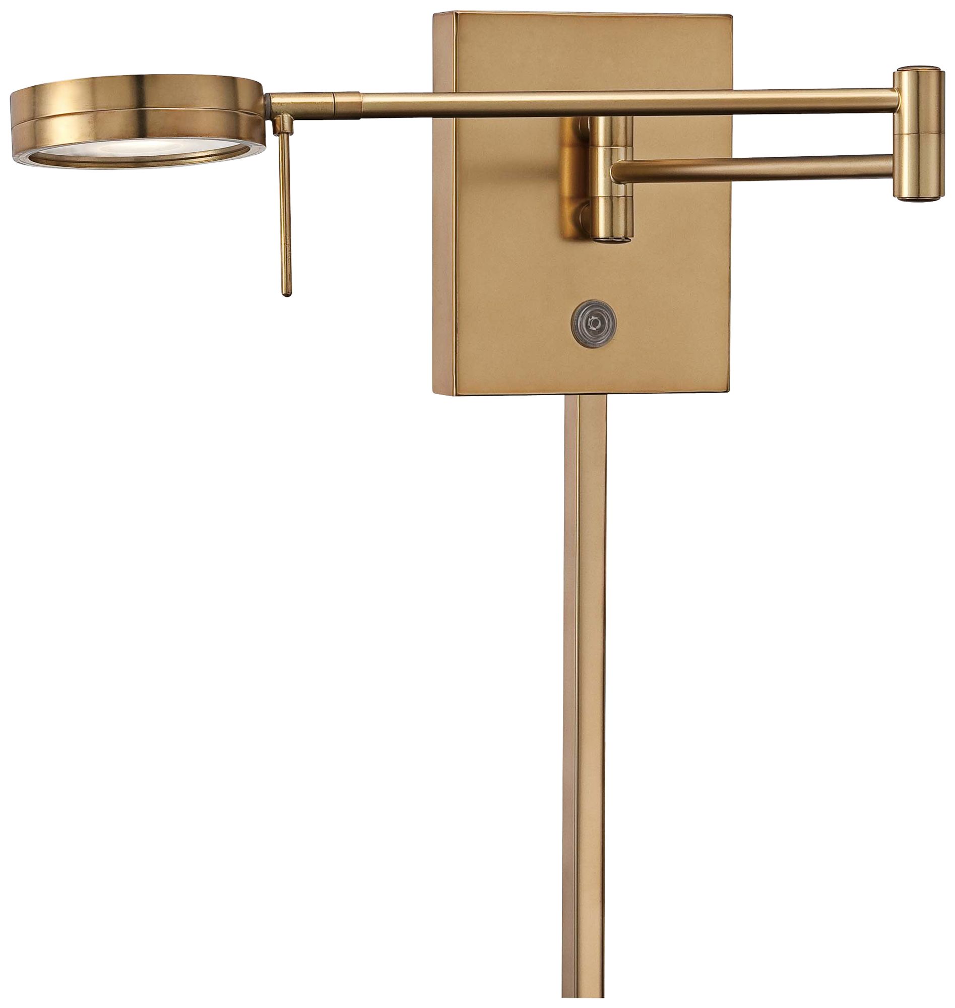 George Kovacs Honey Gold LED Swing Arm Wall Lamp