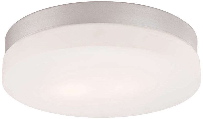 Disc Grande 11" Wide Metallic Gray Ceiling Light