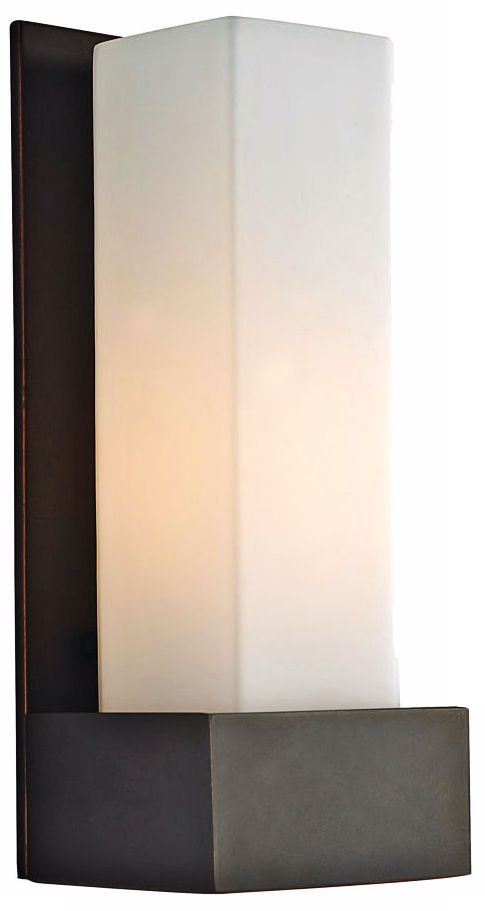 Alico Solo Tall 11" High Oil-Rubbed Bronze Wall Sconce