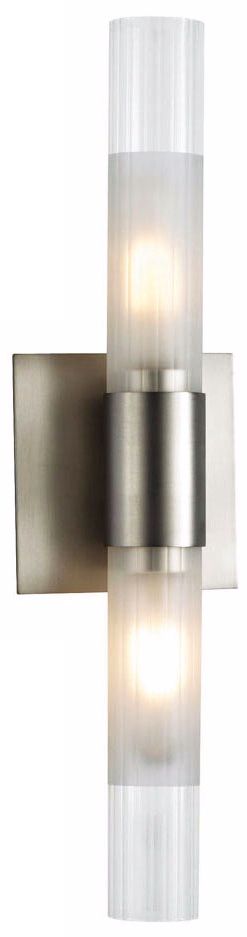 Alico Regato Duo 18 1/2" High Satin Nickel Wall Sconce
